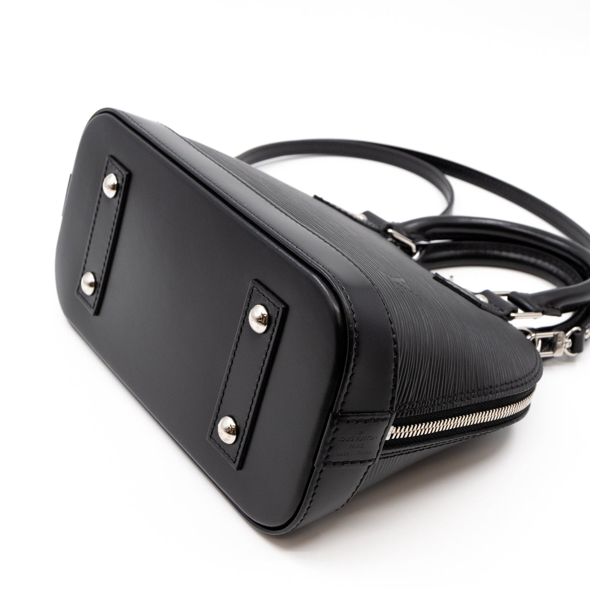 Louis-vuitton Alma BB Epi Leather Black