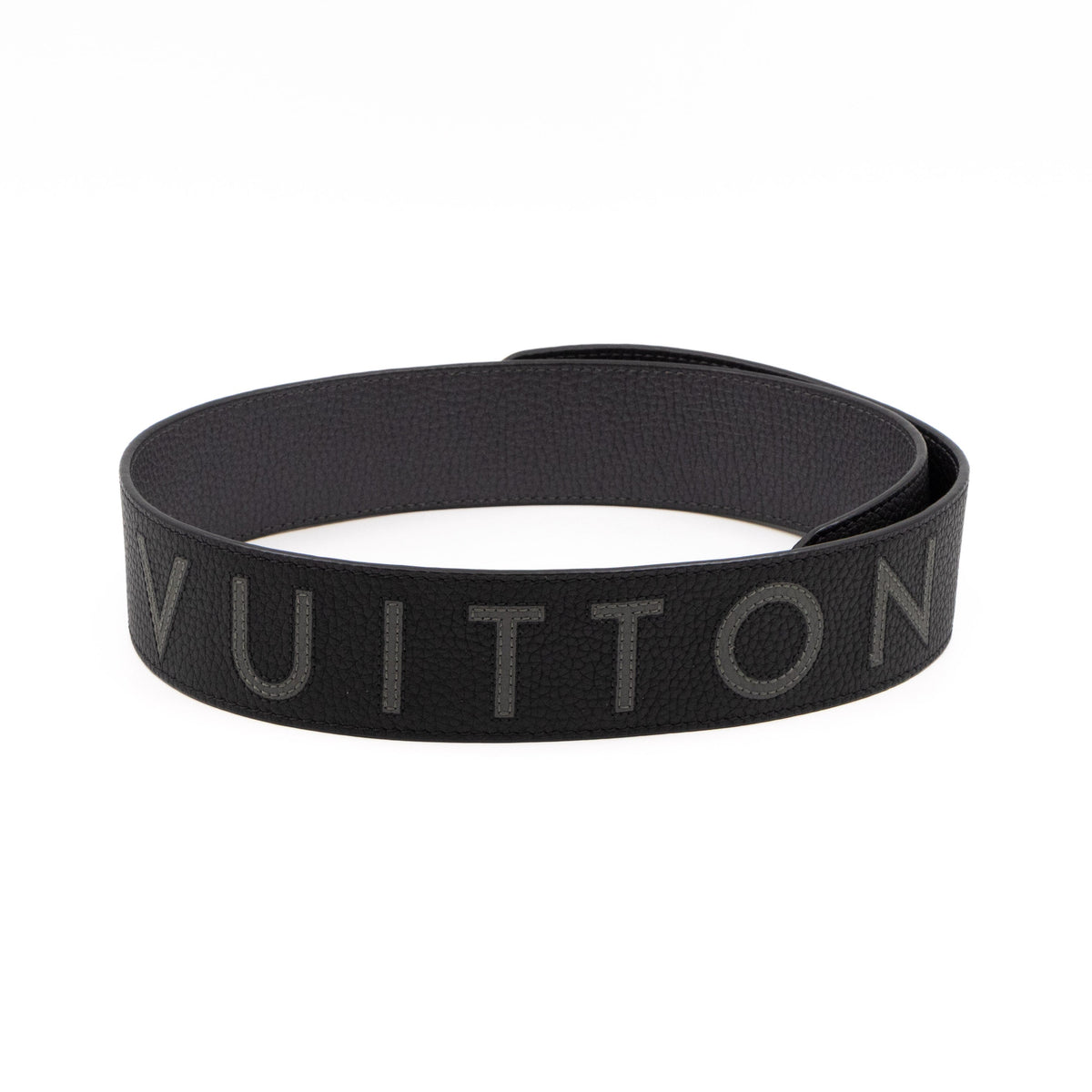 Louis-vuitton Bandoulière Shoulder Strap Black Leather