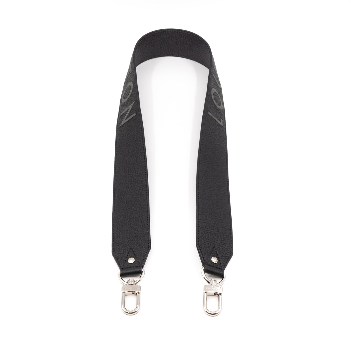 Louis-vuitton Bandoulière Shoulder Strap Black Leather