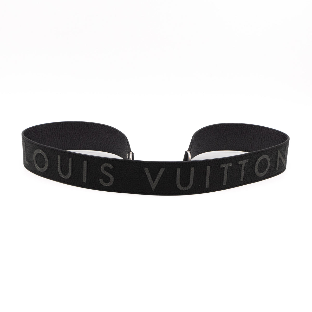 Louis-vuitton Bandoulière Shoulder Strap Black Leather