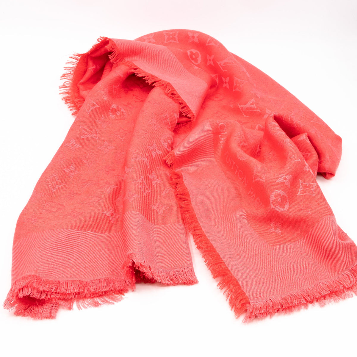 Louis-vuitton Monogram Shawl Pink