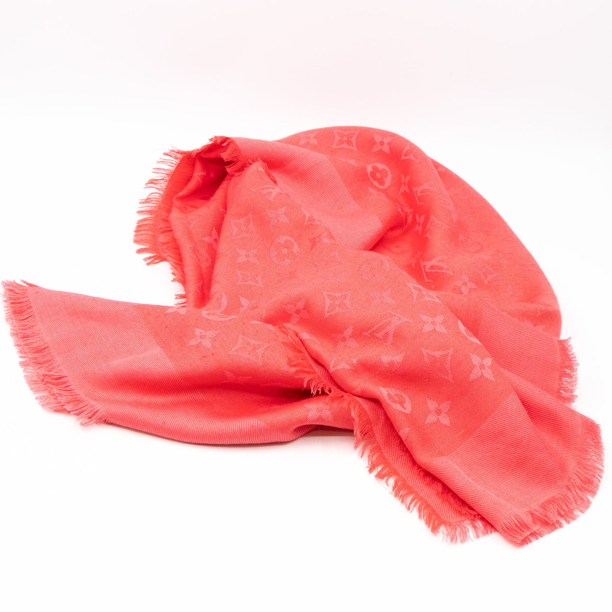 Louis-vuitton Monogram Shawl Pink