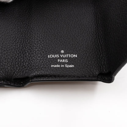 Louis-vuitton Lockmini Wallet Black Leather