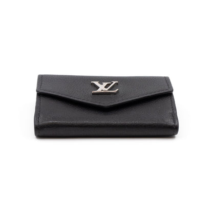 Louis-vuitton Lockmini Wallet Black Leather