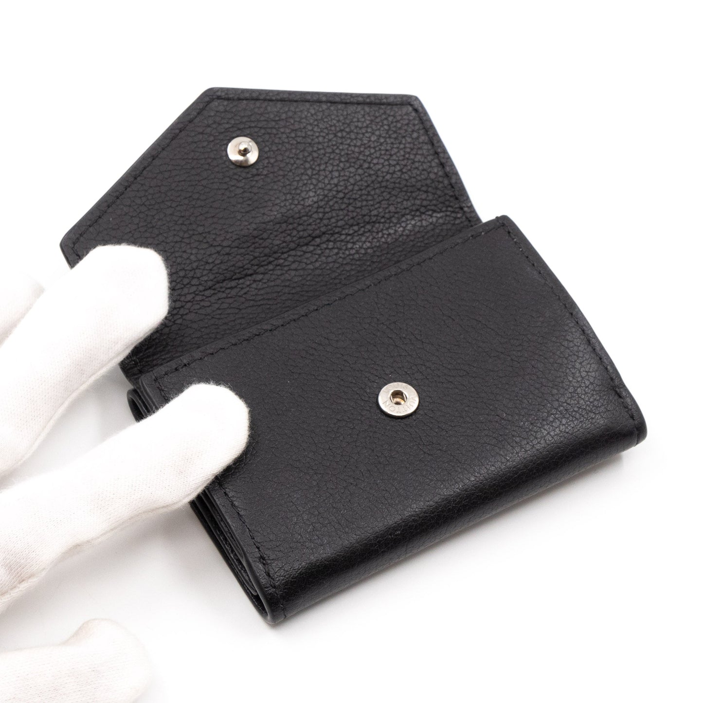 Louis-vuitton Lockmini Wallet Black Leather