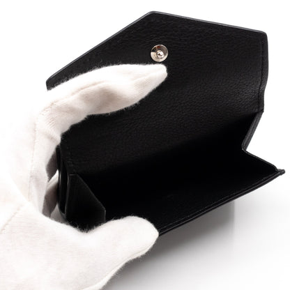 Louis-vuitton Lockmini Wallet Black Leather