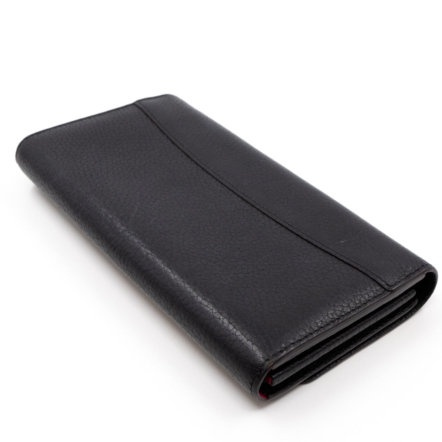 Louis-vuitton Capucines Wallet Black Leather