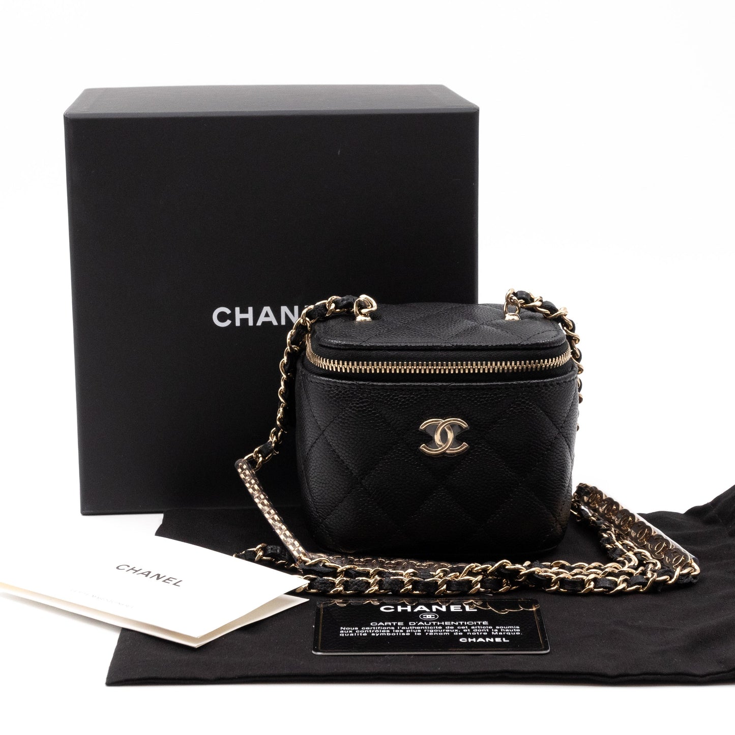 Small Vanity On CC Chain Black Caviar