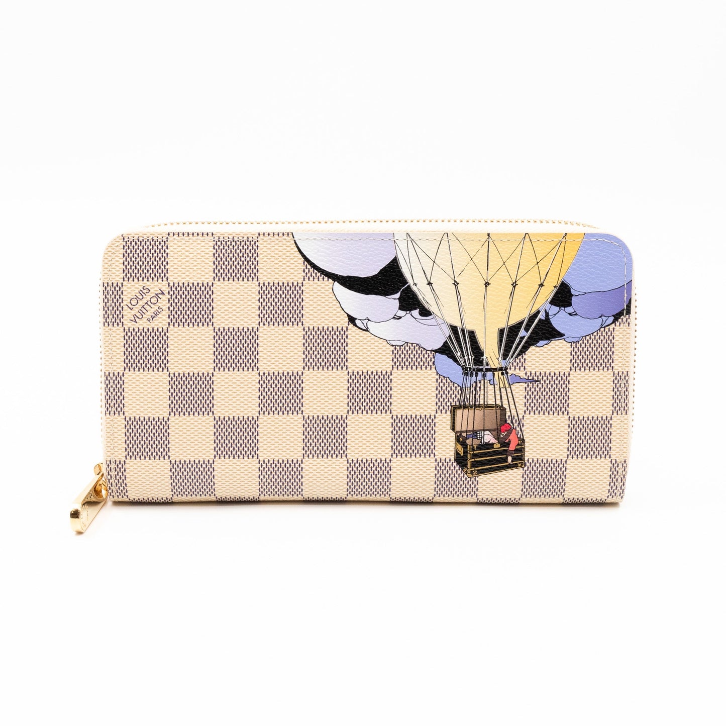 Louis-vuitton Zippy Wallet Damier Azur Illustre Balloon