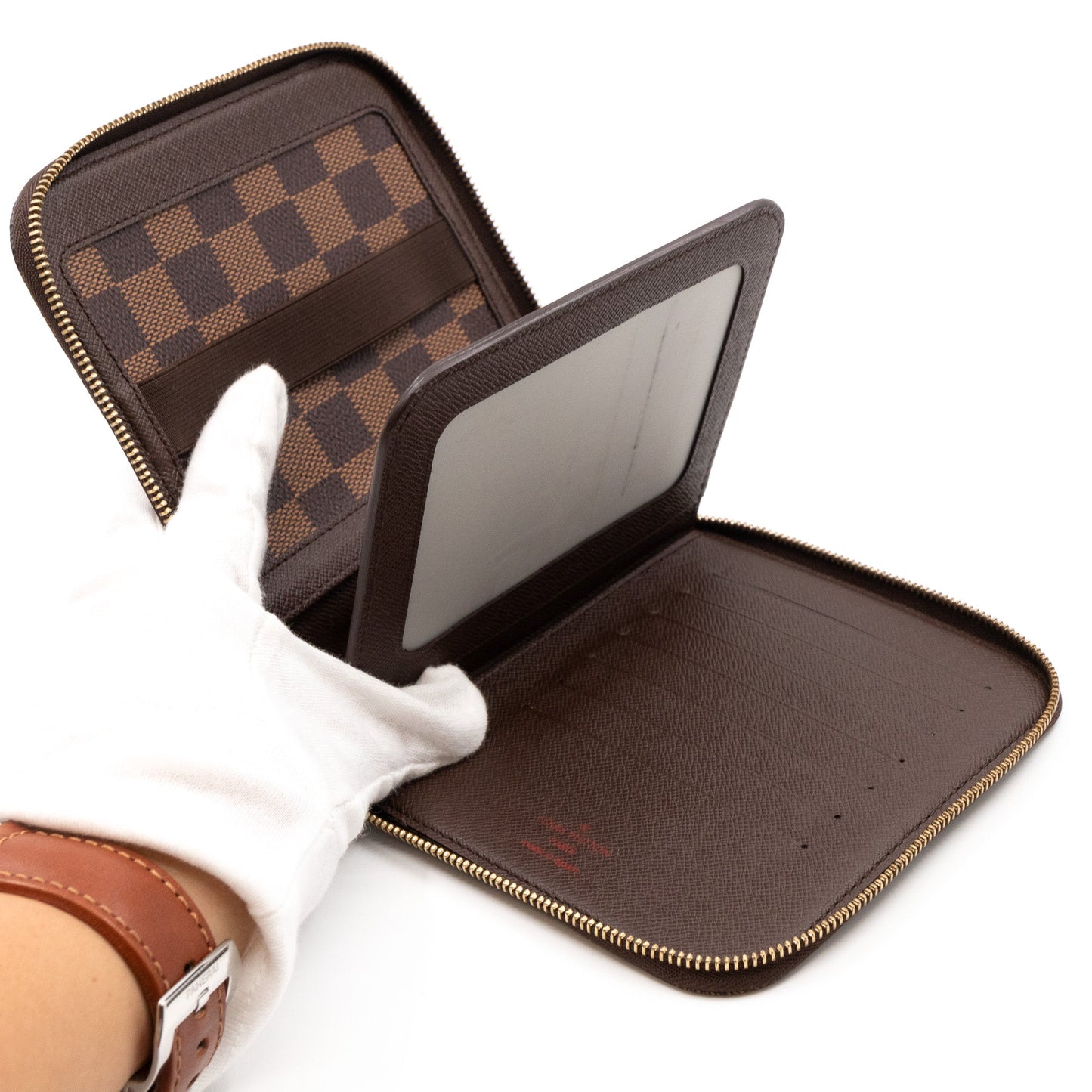 Louis-vuitton Olav Organizer Wallet Damier Ebene