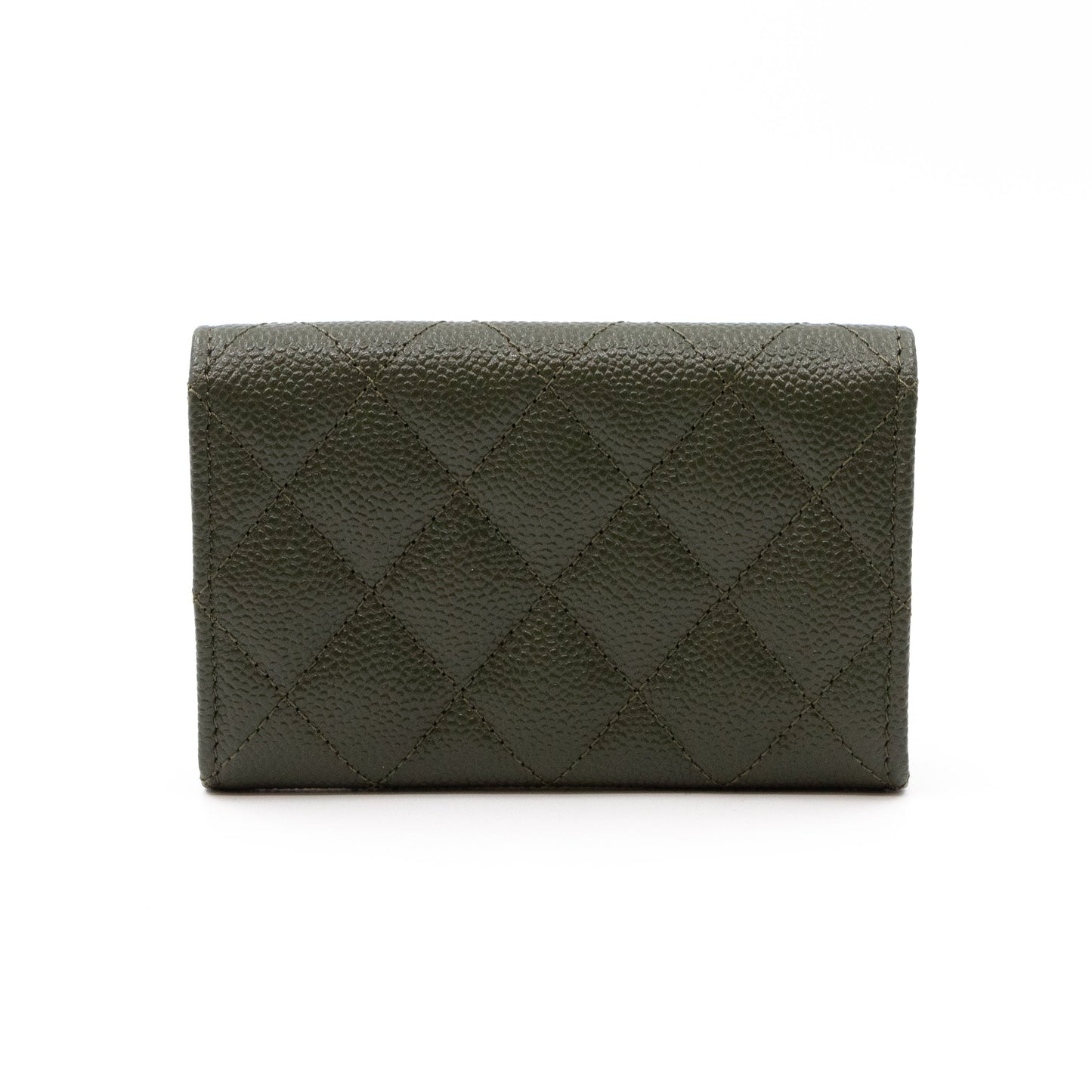 CC Engraved Flap  Case Green Caviar