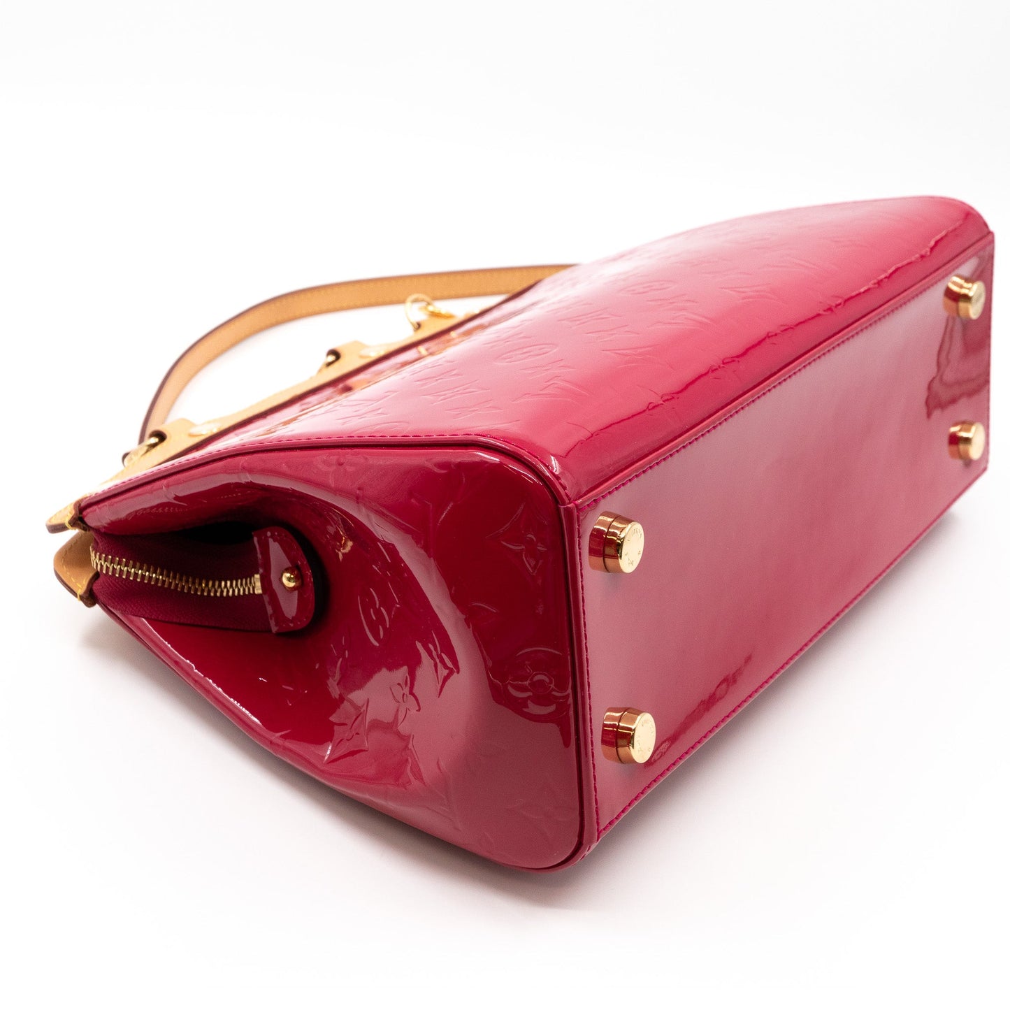 Louis-vuitton Brea MM Vernis Indian Rose