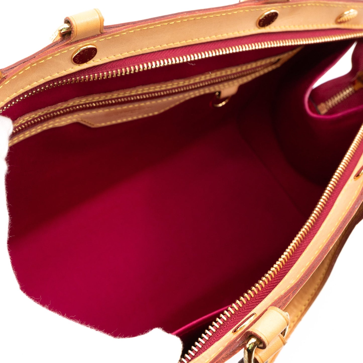 Louis-vuitton Brea MM Vernis Indian Rose
