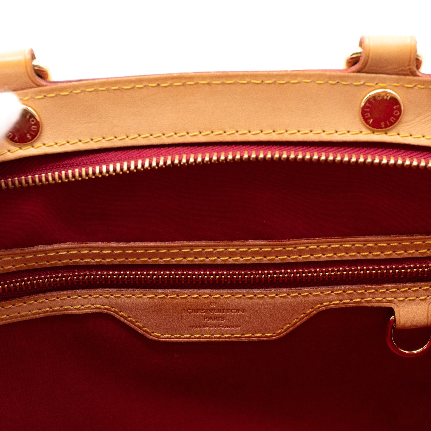 Louis-vuitton Brea MM Vernis Indian Rose