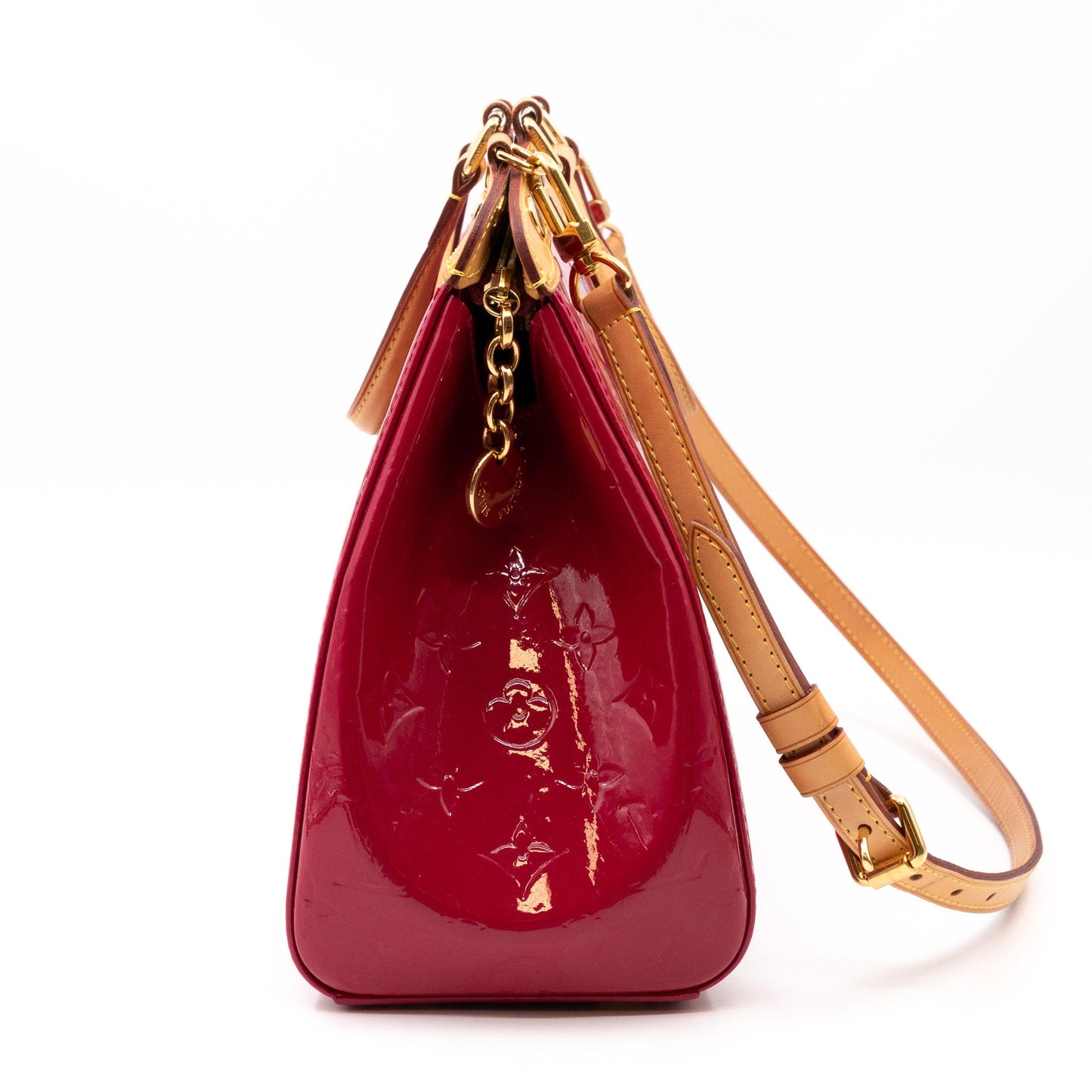Louis-vuitton Brea MM Vernis Indian Rose