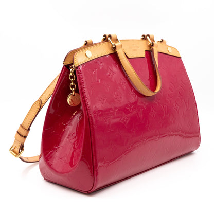 Louis-vuitton Brea MM Vernis Indian Rose