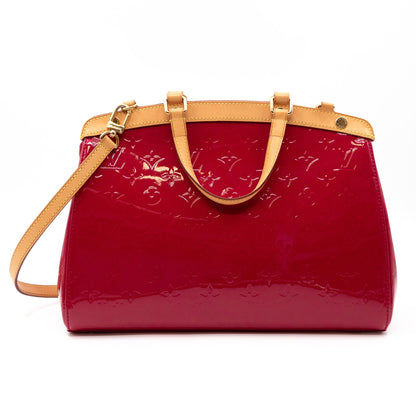 Louis-vuitton Brea MM Vernis Indian Rose