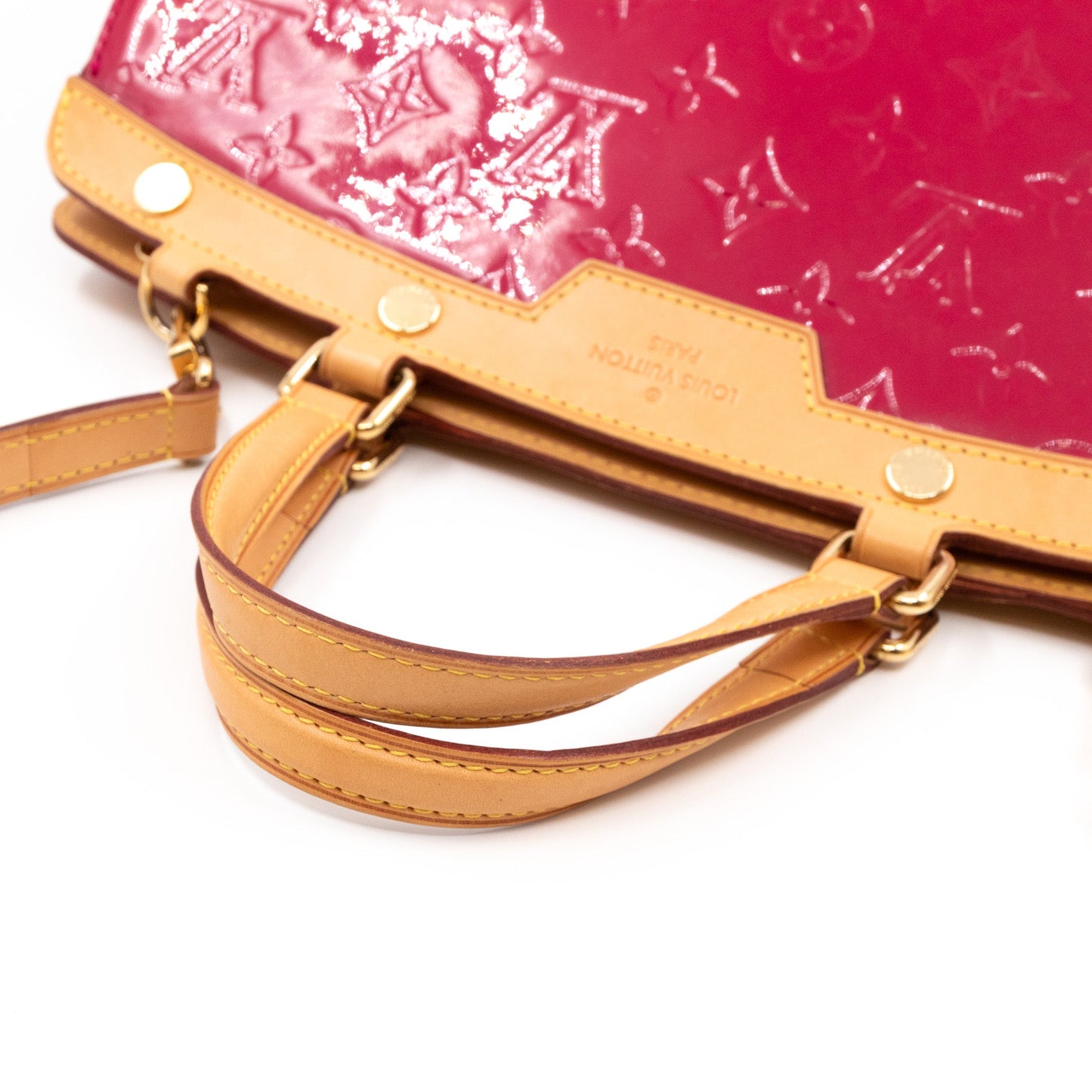 Louis-vuitton Brea MM Vernis Indian Rose