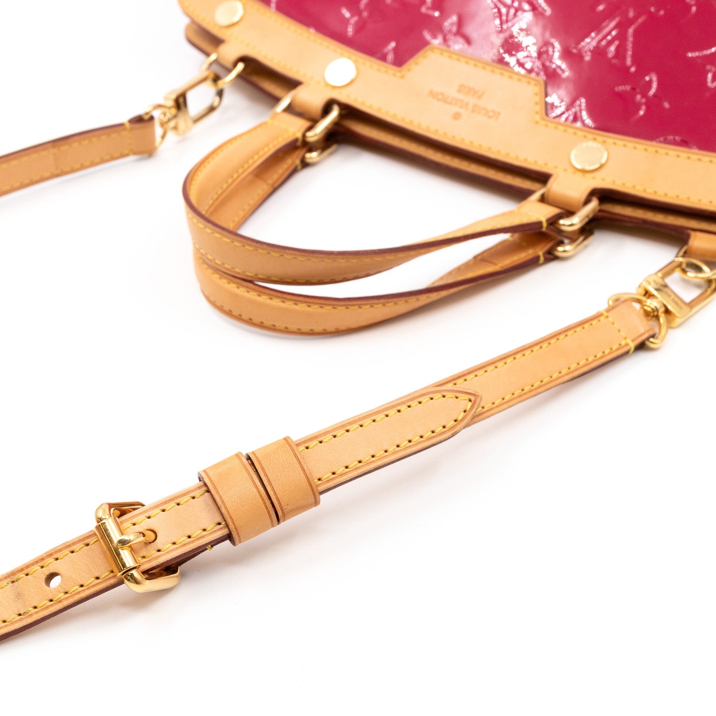 Louis-vuitton Brea MM Vernis Indian Rose