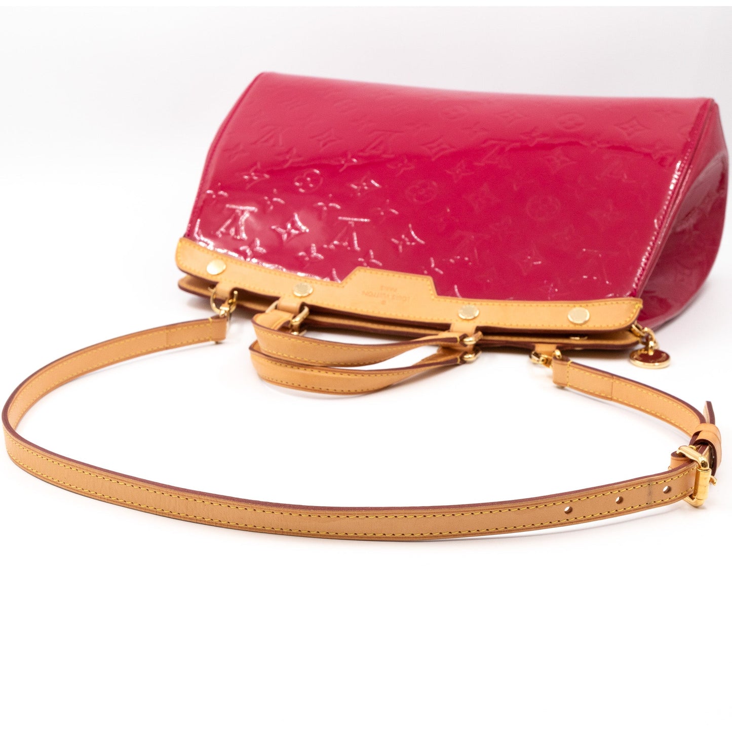 Louis-vuitton Brea MM Vernis Indian Rose