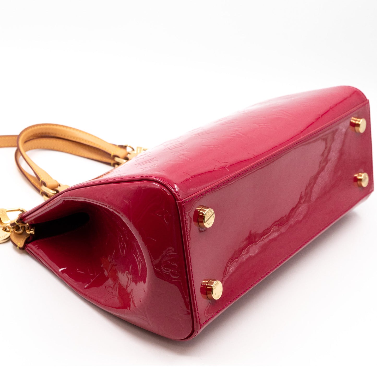 Louis-vuitton Brea MM Vernis Indian Rose