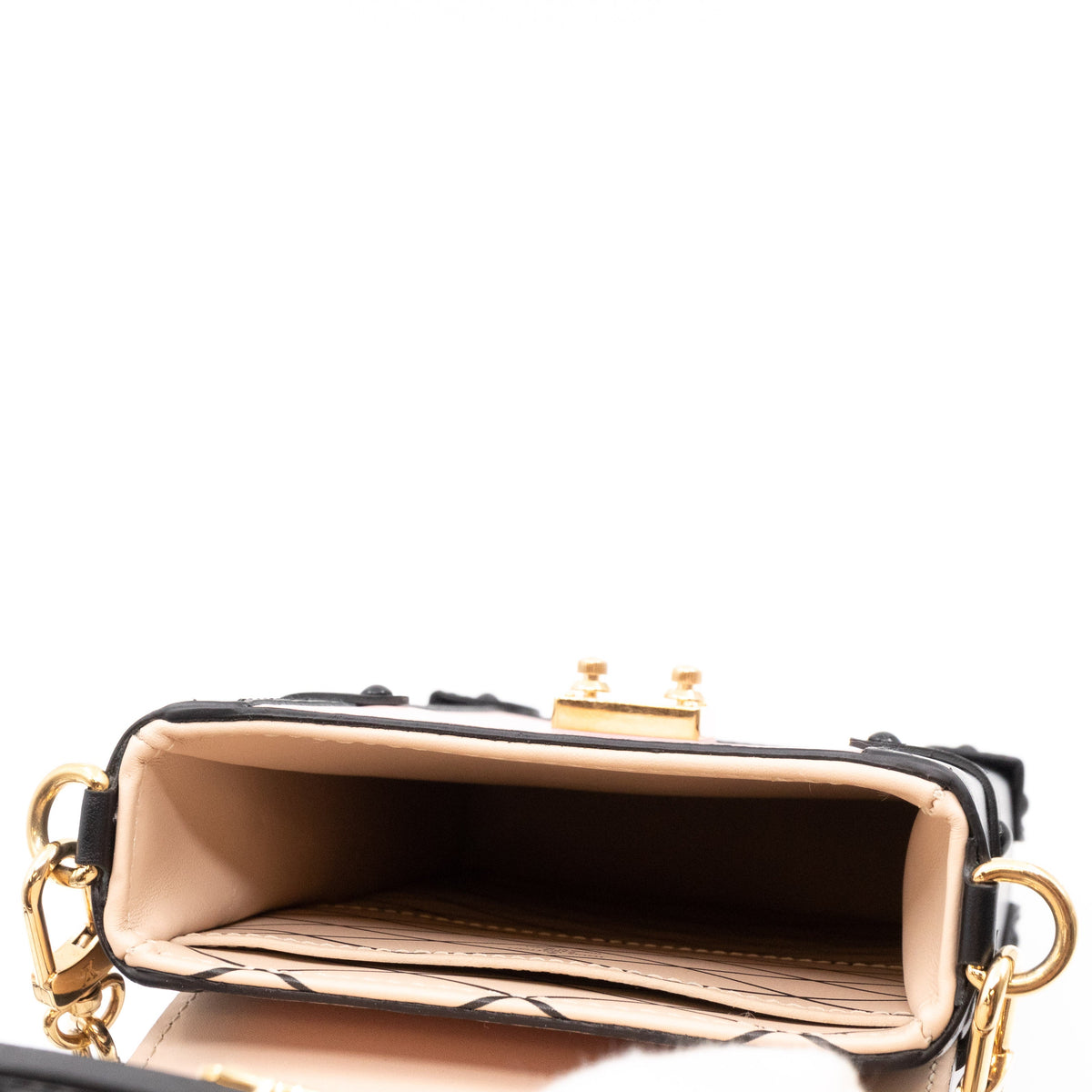 Louis-vuitton Vertical Trunk Pochette Epi Leather Rose