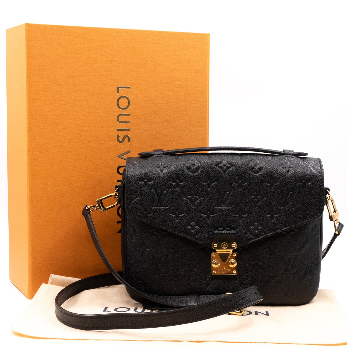 Louis-vuitton Pochette Metis Monogram Empreinte Black