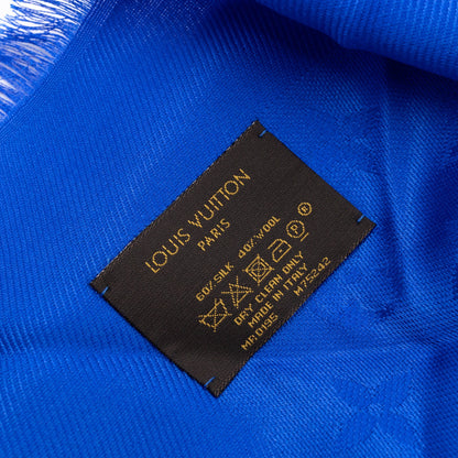 Louis-vuitton Monogram Shawl Blue