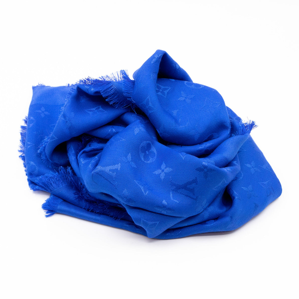 Louis-vuitton Monogram Shawl Blue