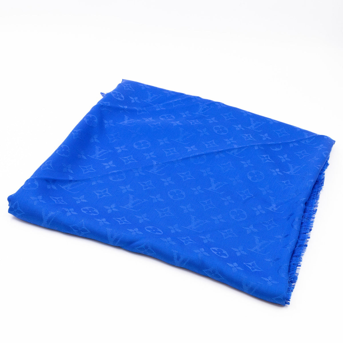 Louis-vuitton Monogram Shawl Blue