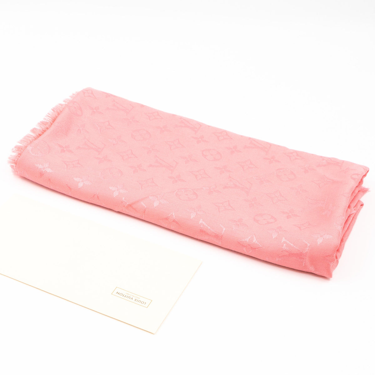 Louis-vuitton Monogram Shawl Coral