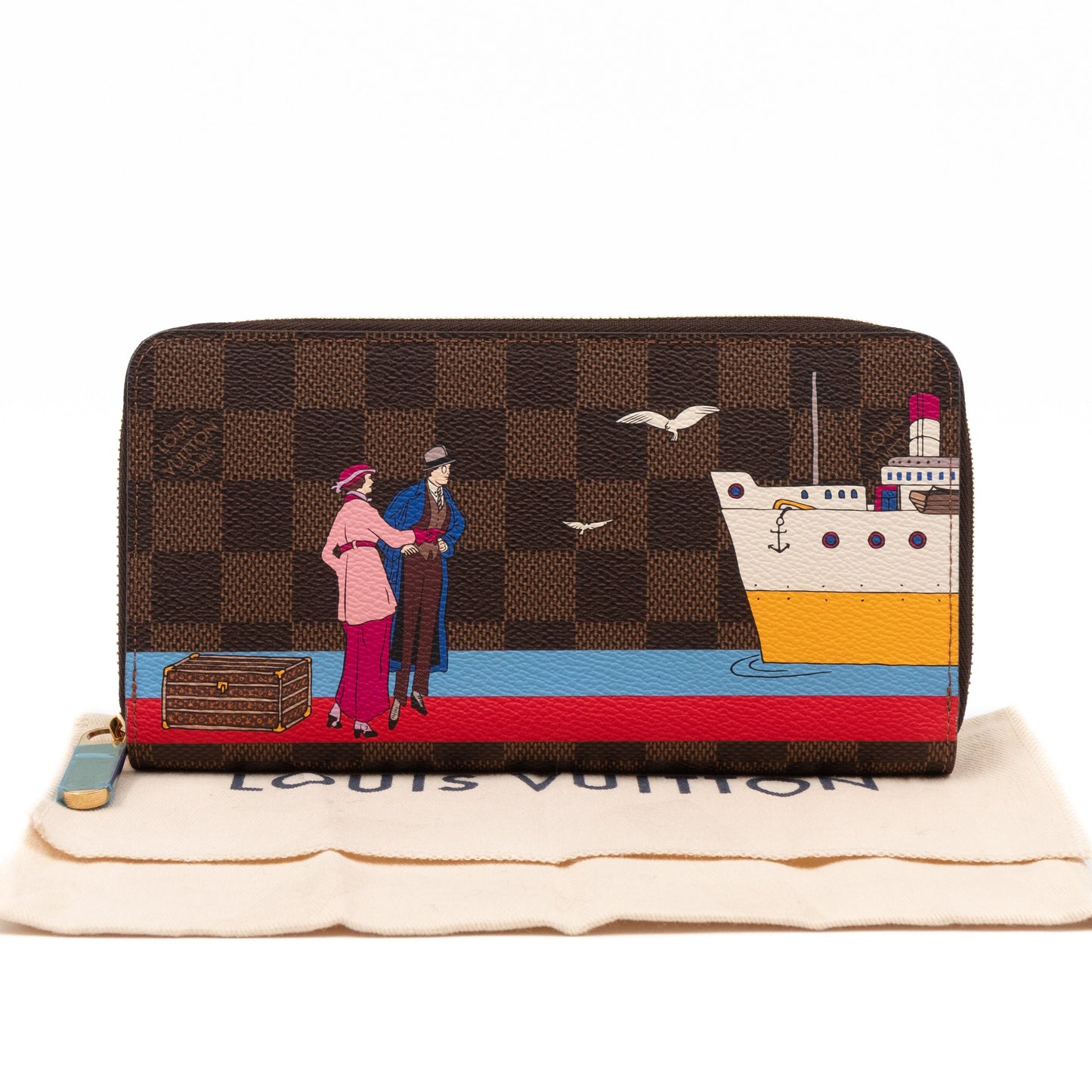 Zippy Wallet Damier Ebene Transatlantic Cruise