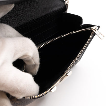Louis-vuitton Twist Chain Wallet Monogram & Studded Leather