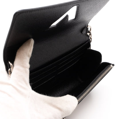 Louis-vuitton Twist Chain Wallet Monogram & Studded Leather