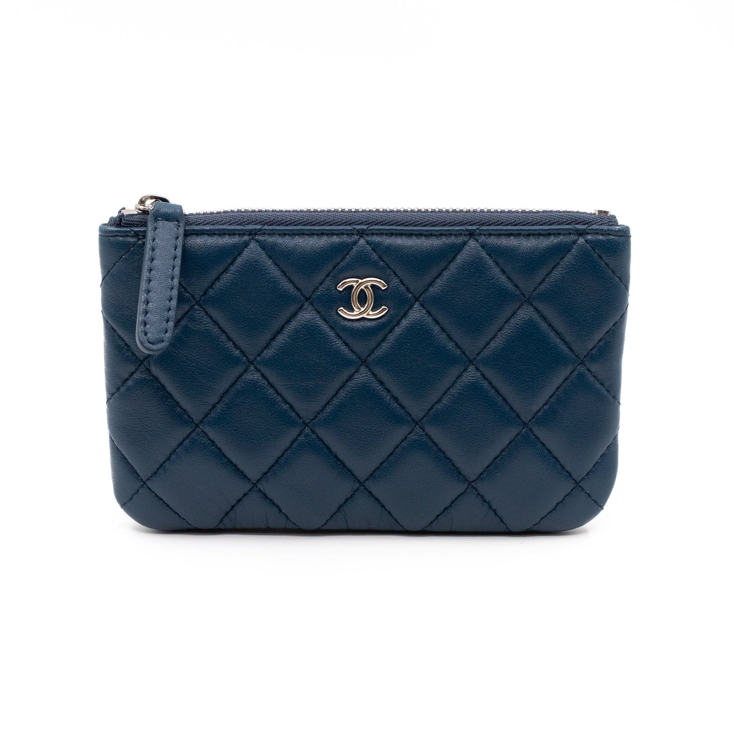Classic Mini O Case Navy Blue Leather