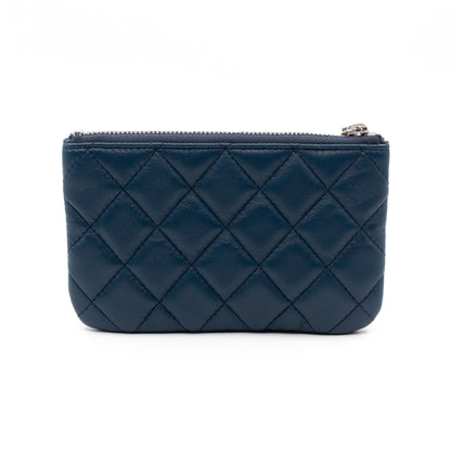 Classic Mini O Case Navy Blue Leather