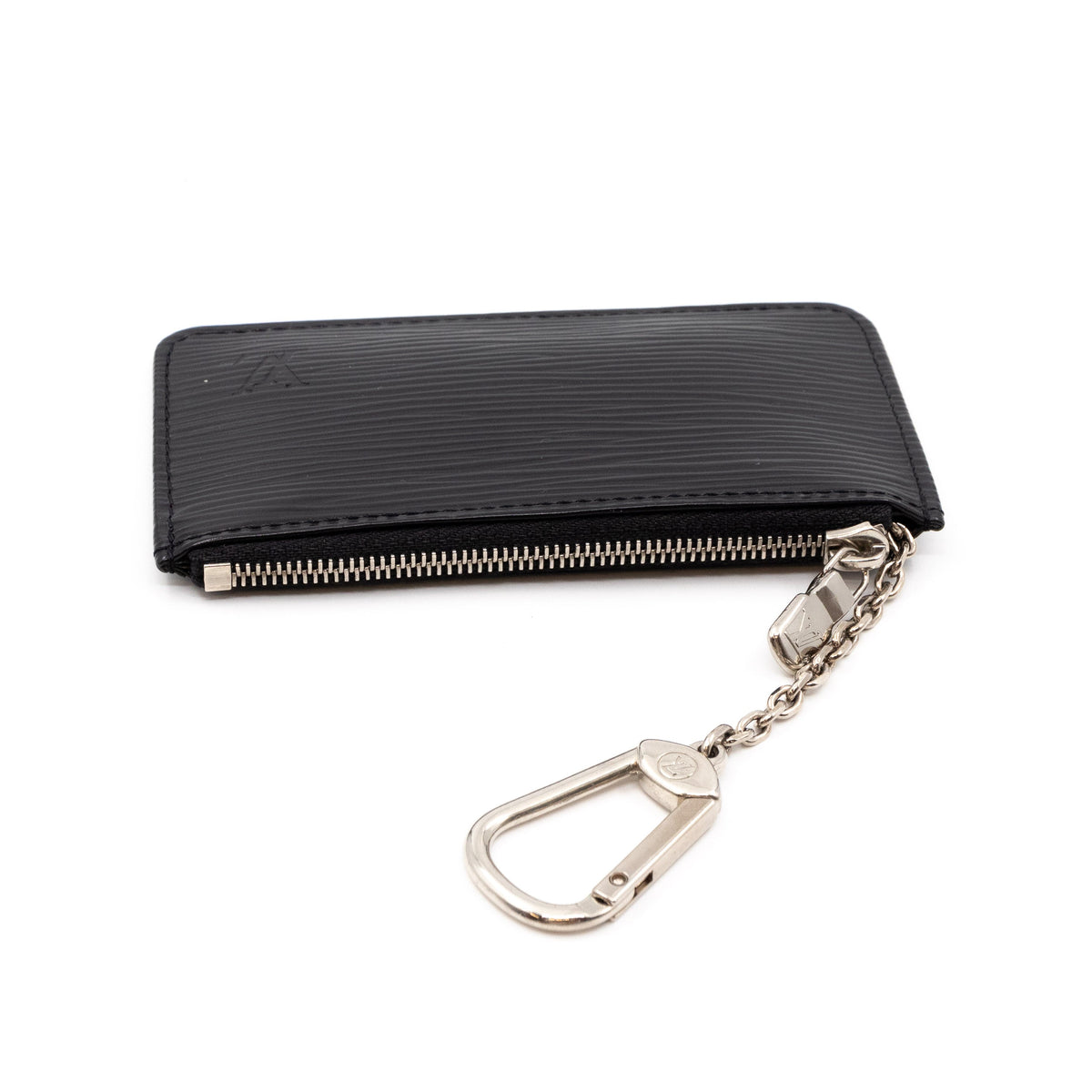 Louis-vuitton Key Pouch Epi Leather Black