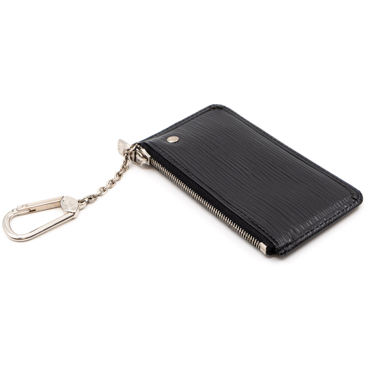 Louis-vuitton Key Pouch Epi Leather Black