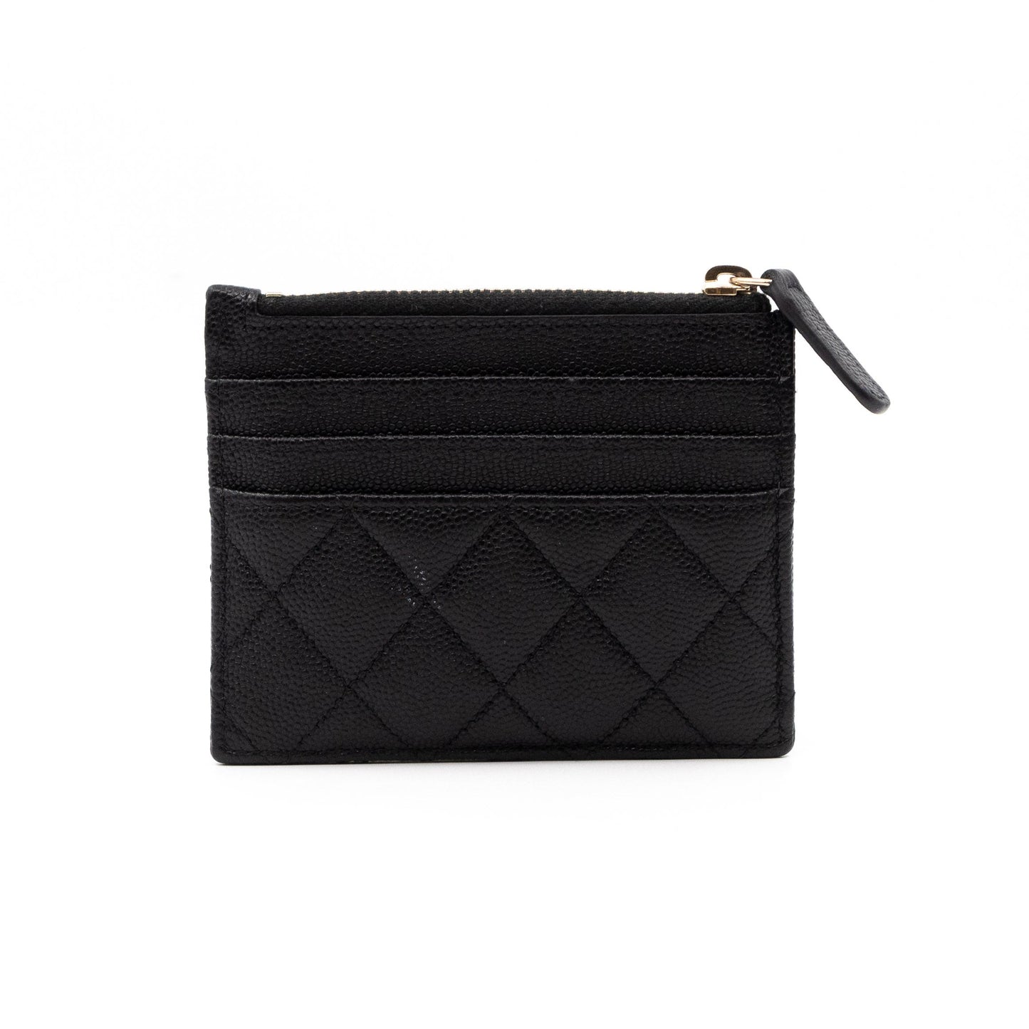 Zipped  Holder Black Caviar