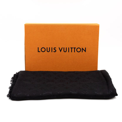 Louis-vuitton Monogram Shawl Black