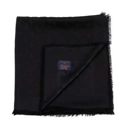 Louis-vuitton Monogram Shawl Black