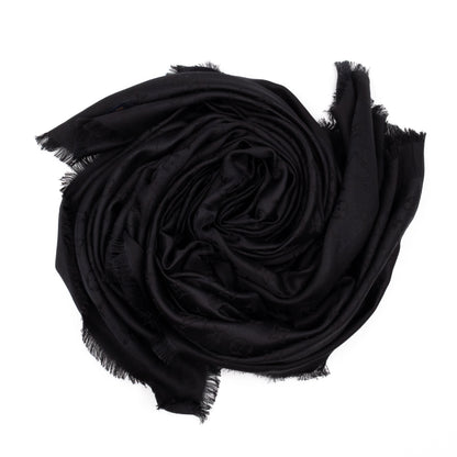 Louis-vuitton Monogram Shawl Black