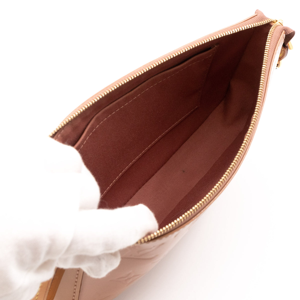 Louis-vuitton Pochette Accessoires Vernis Rose Velours