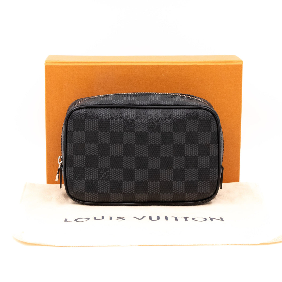 Toilet Pouch PM Damier Graphite