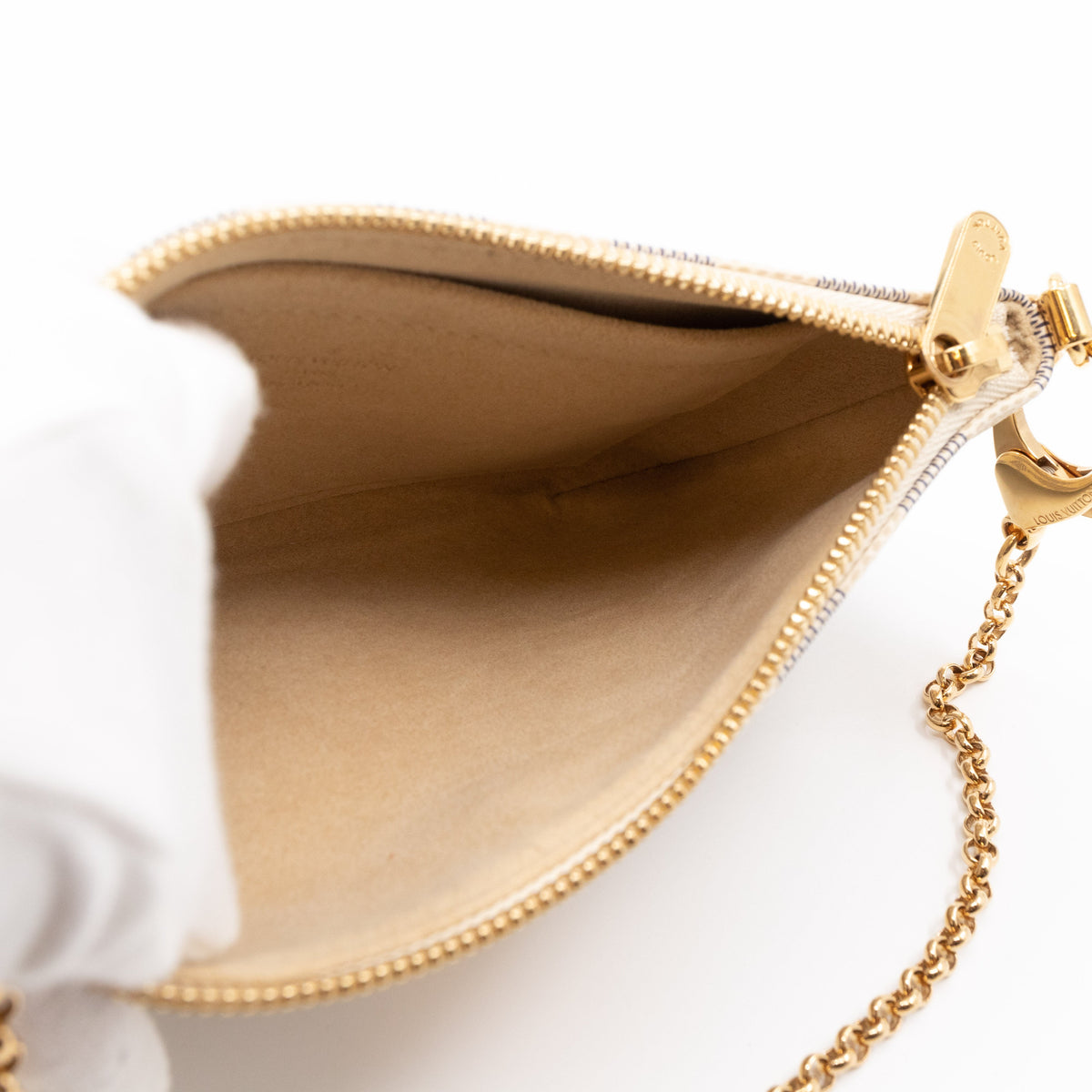 Louis-vuitton Milla MM Pochette Damier Azur