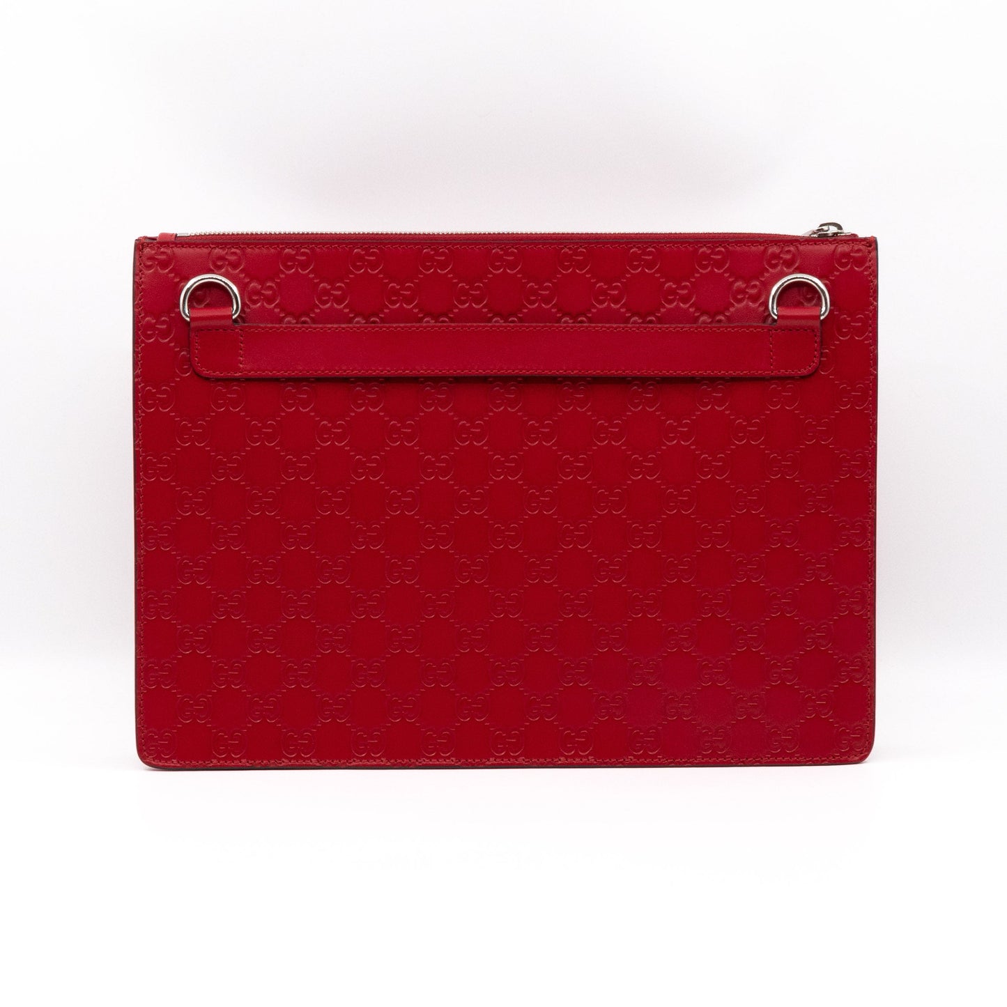 Slim Messenger Red Signature Leather