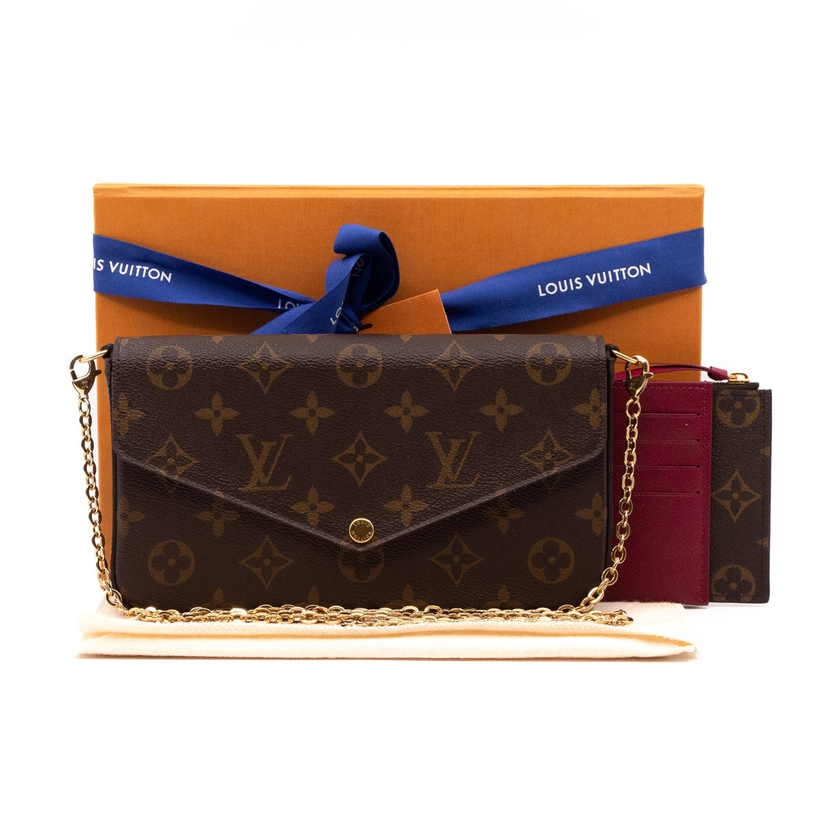 Louis-vuitton Pochette Felicie Monogram Fuchsia