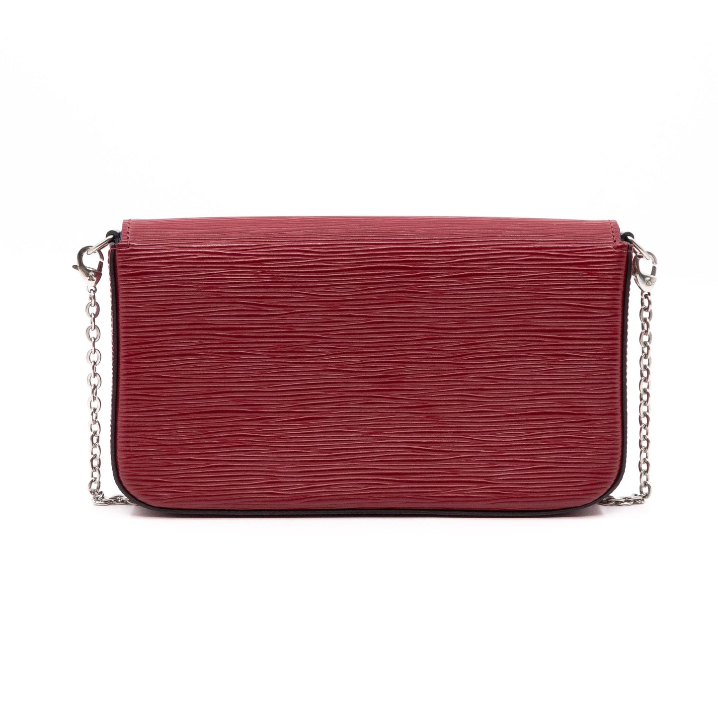 Pochette Felicie Epi Leather Fuchsia