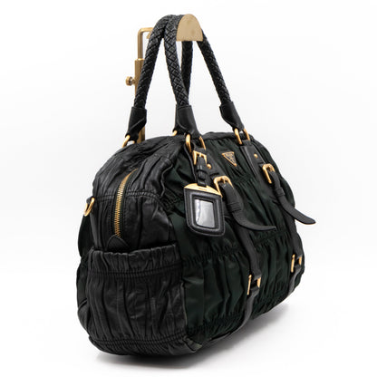 Gaufre Tote Green Tessuto Nylon