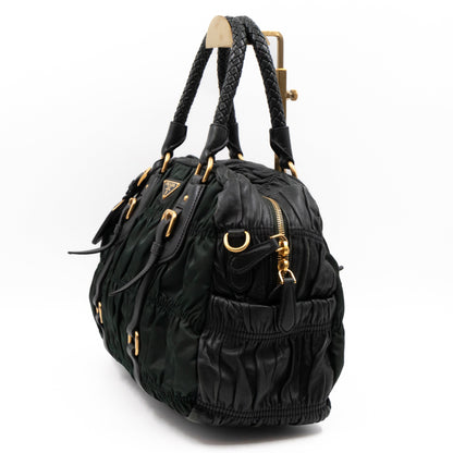 Gaufre Tote Green Tessuto Nylon